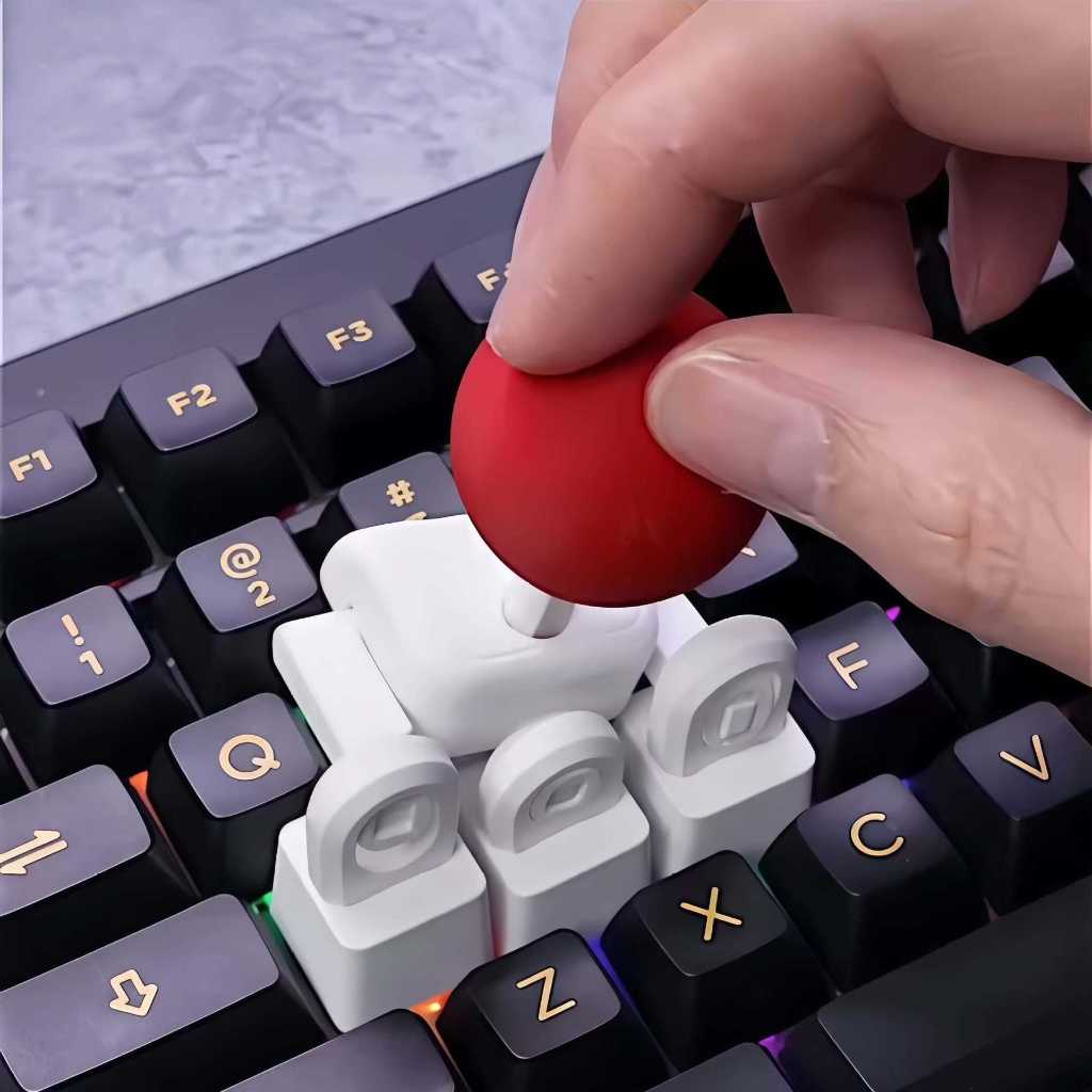 Joystick De Jogo 3D Keycap King Of Fighters Arcade Em Forma De Teclado Mecânico Impresso 3D