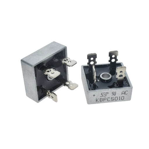 5 peças Original genuíno KBPC5010 50A/1000V ponte quadrada retificadora pilha ponte de silicone retificador