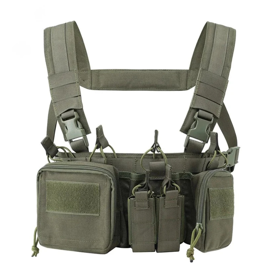 CS Match Wargame TCM Airsoft Chest Rig – Colete Tático , Bolsa De Revista , Coldre , Sistema MOLLE Pacote De Cintura Par