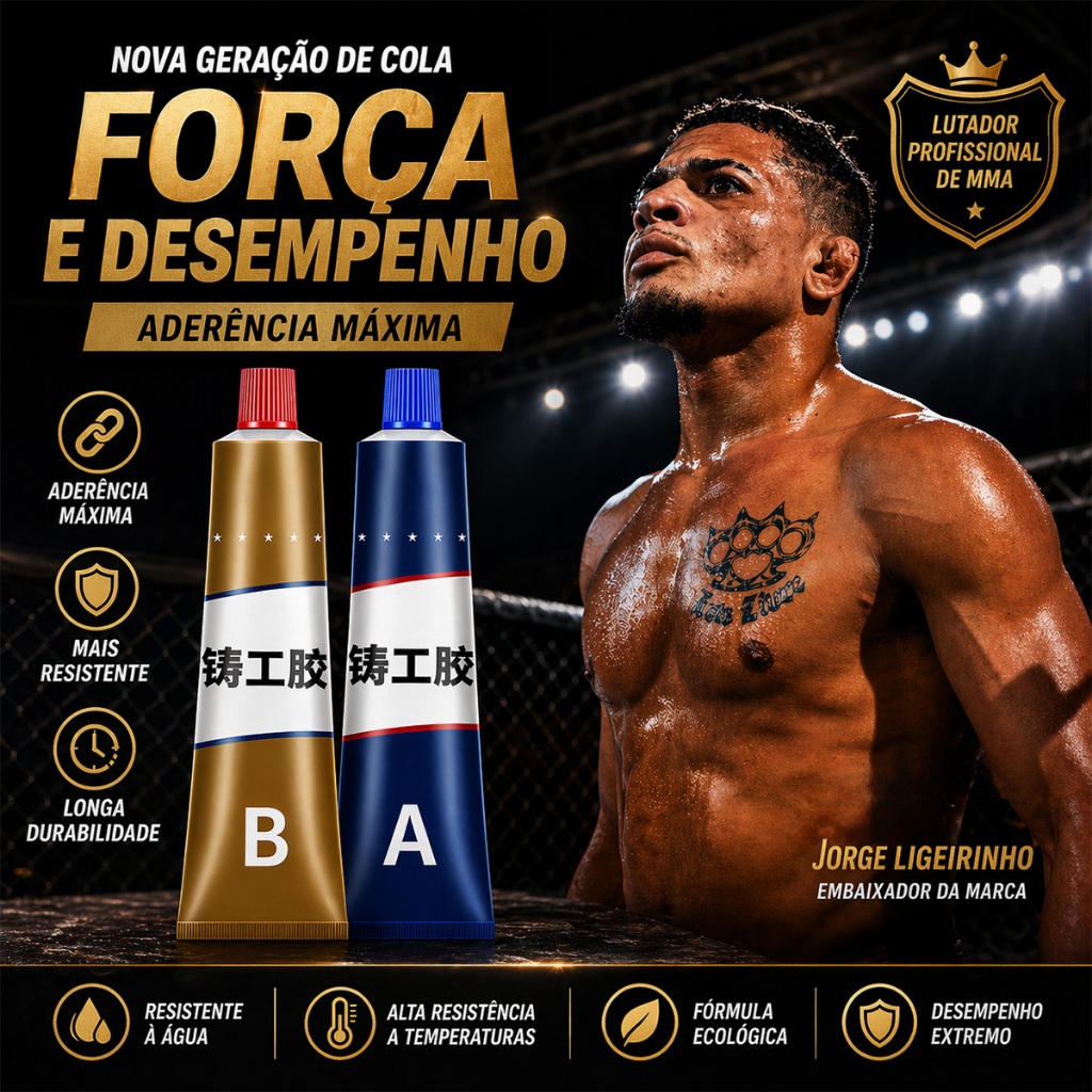 Cola para metal Cola De Reparo Industrial Soldagem A Frio Resistente Ao Calor Pasta De Metal AB