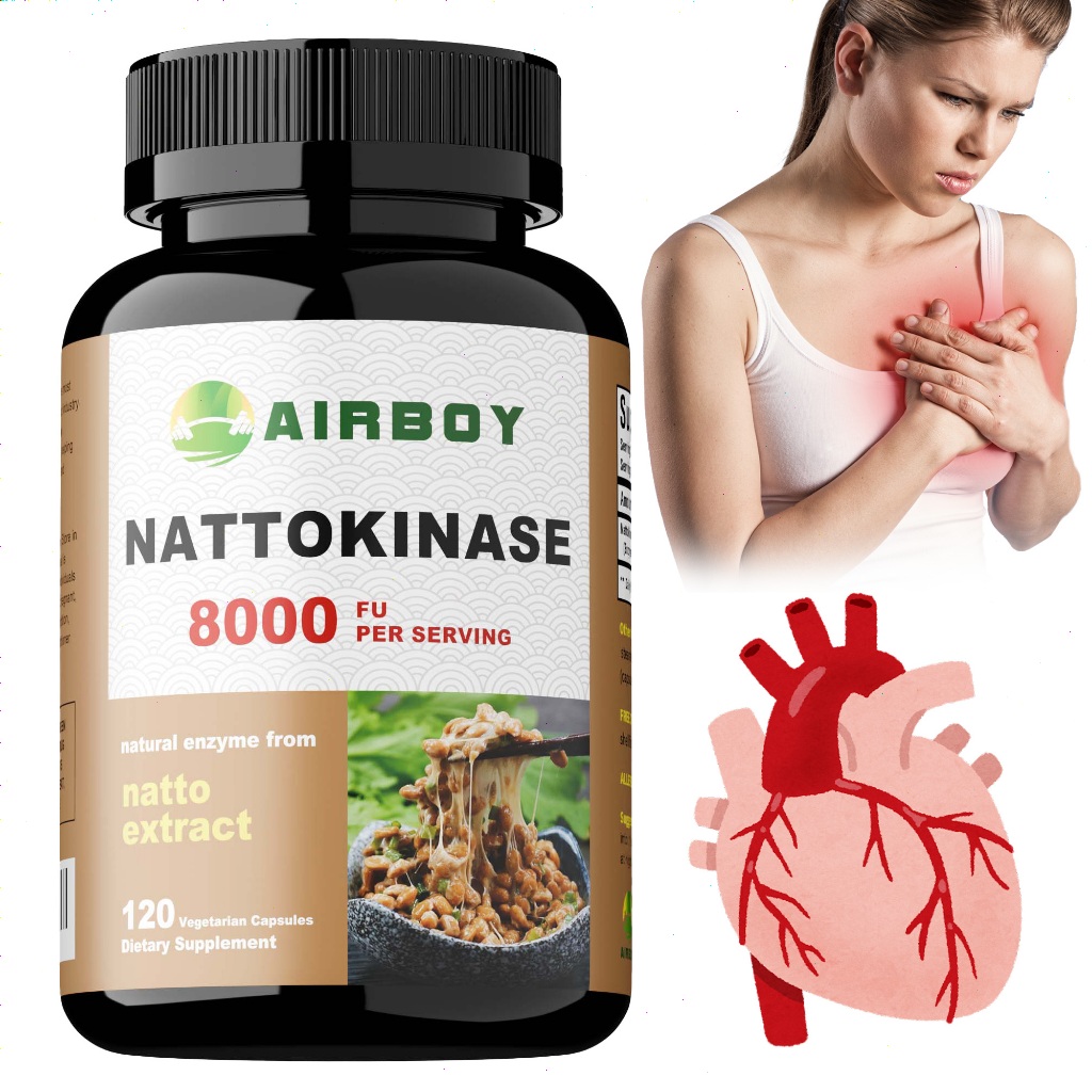 Contém 400 mg (8.000 FU) De nattokinase , Adequado Para Homens E Mulheres .
