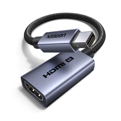 Adaptador UGREEN Mini DP Para HDMI 0.2m 4K @ 30Hz Cabo Conversor Trançado De Nylon Laptop PC Monitor Projetor HDTV