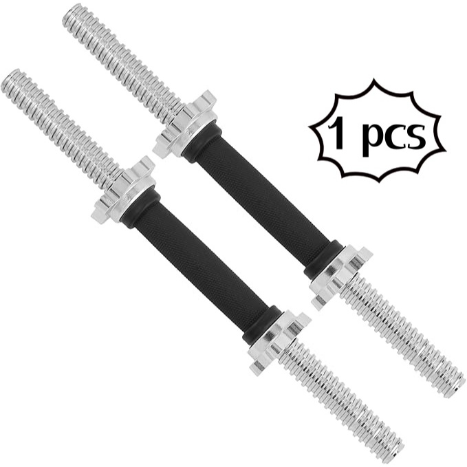 Barra Halter 35cm De Inox Com Rosca 1/2PCS