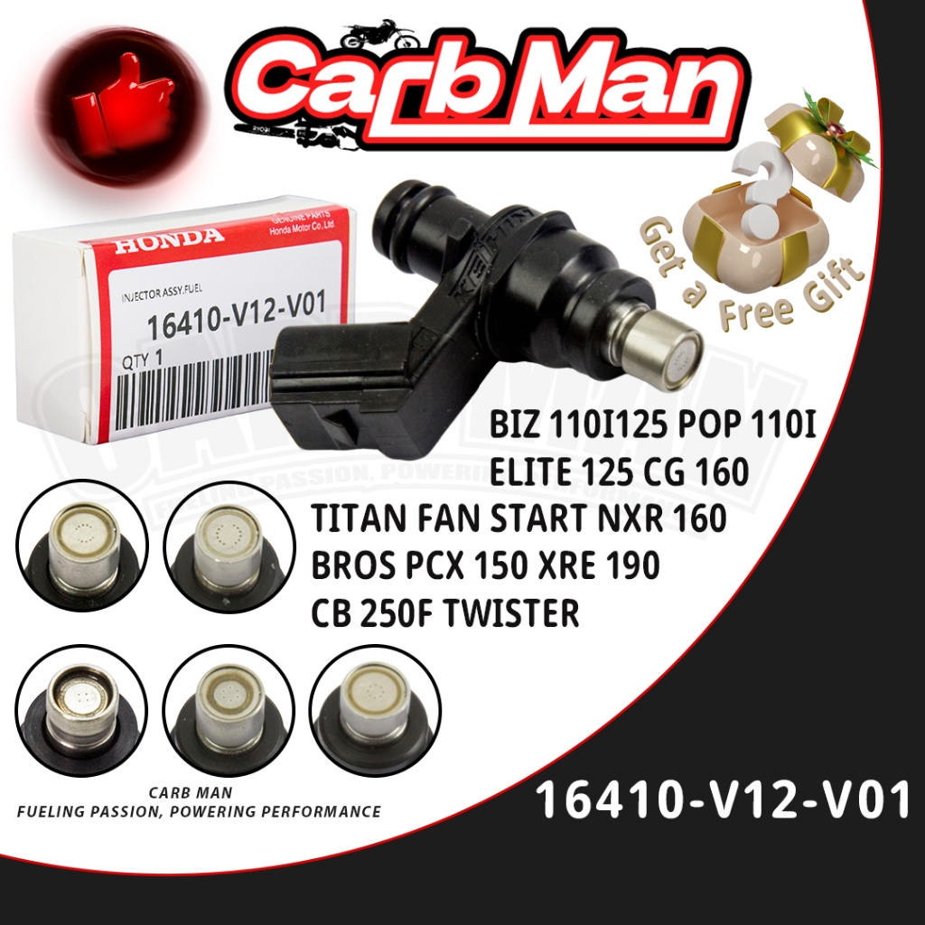 Bico Injetor Alta Vazão 4/6/8/10/12Furos Cg150/titan/fan150/160 Cb300flex Pop 110 Biz 110 I