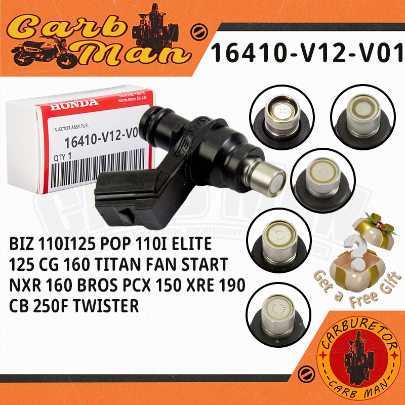 Bico Injetor Alta Vazão 4/6/8/10/12Furos Cg150/titan/fan150/160 Cb300flex Pop 110 Biz 110 I