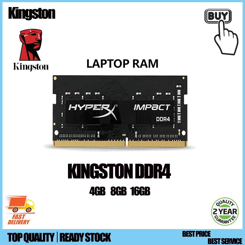Kingston HyperX Impact DDR4 Laptop RAM 16GB/8GB/4GB 2133MHz 2400MHz 2666MHz 3200MHz 1.2V SODIMM PC4 Memória