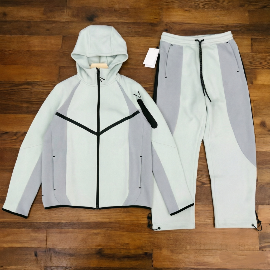 Outono novo estilo masculino sem costura zíper Casual esportes moletom com capuz de malha