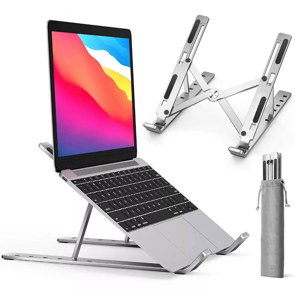 Suporte Dobrável De Alumínio Para Laptop , De Resfriamento Portátil Home Office