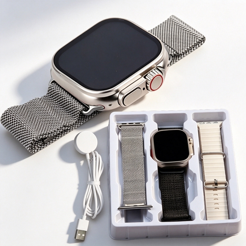 2026 Smartwatch Relógio Inteligente IWO Série 8 T800 Ultra max 2.02 Polegada 49mm Carregamento Sem Fio Bluetooth Chamada