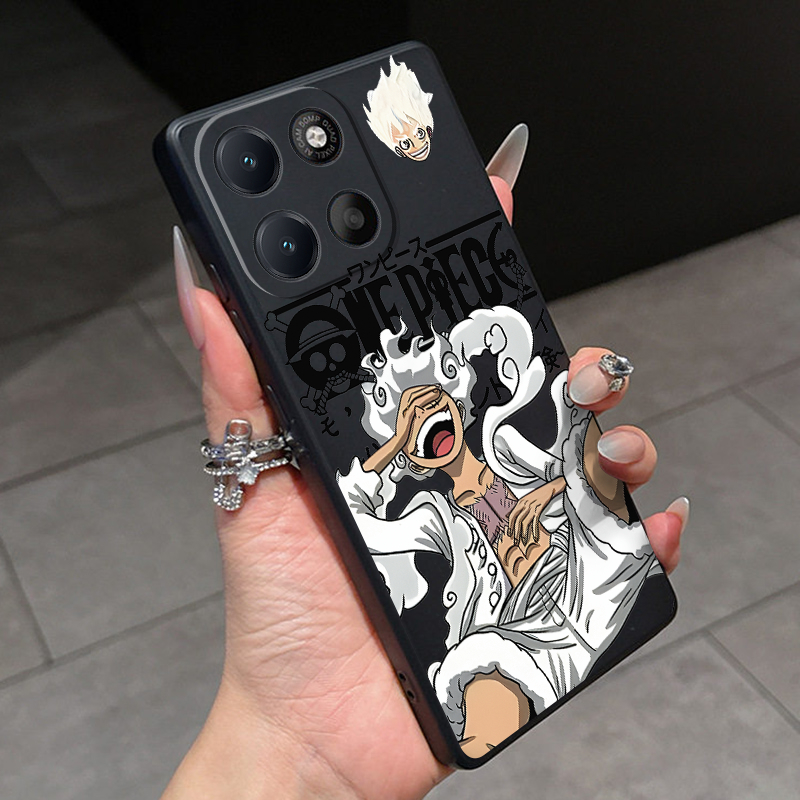 Honor X6D X8D X7d X6B X8B X5C Plus Caso Uma Peça Luffy Flexível Doce Cor Capa De Silicone Líquido