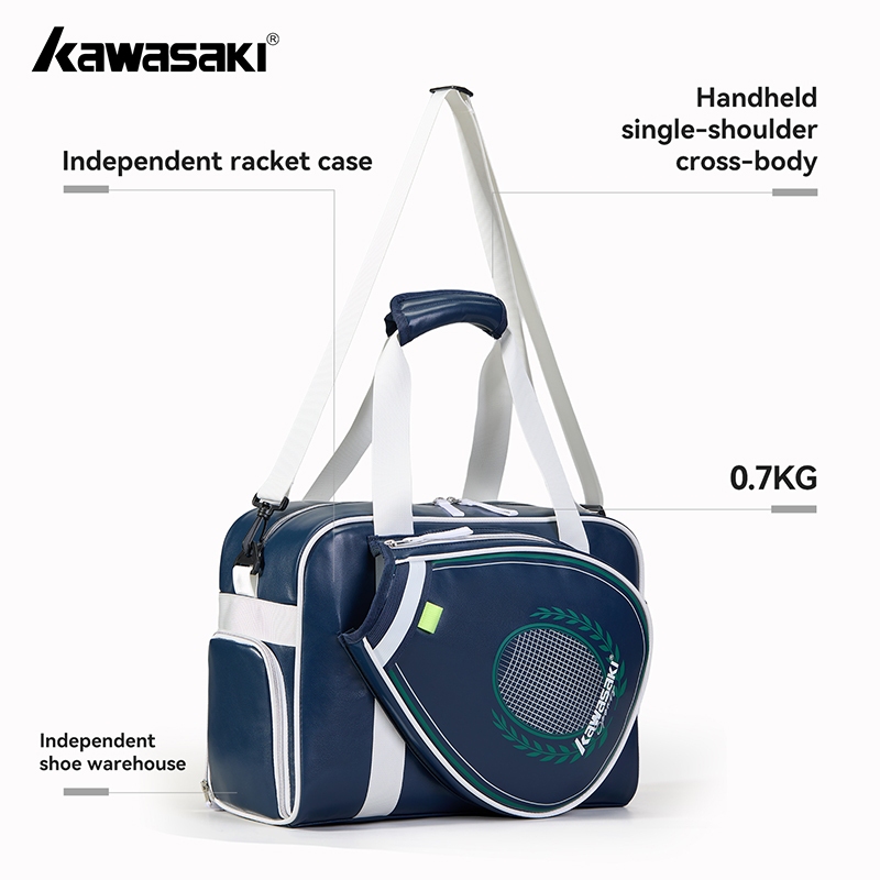 Kawasaki Bolsa Esportiva Com Vários Bolsos , De Badminton , Grande Capacidade De Ombro Único Compartimento Para Sapatos 