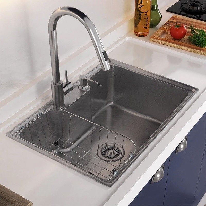 Cuba para cozinha gourmet pia aço inox Com Inclui 3 acessórios 50x40cm