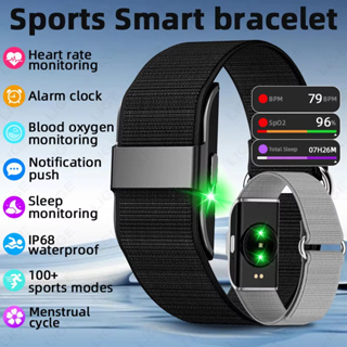 LIGE Pulseira Inteligente Sem Tela Esportes Masculinos Ao Ar Livre Fitness Monitor De Freqüência Cardíaca IP68 À Prova D