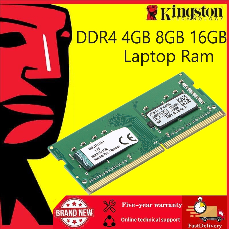 Kingston 4GB 8GB 16GB DDR4 2666MHz 2400MHz 2133MHz 3200MHz Memória Para Laptop PC4-3200AA SODIMM RAM