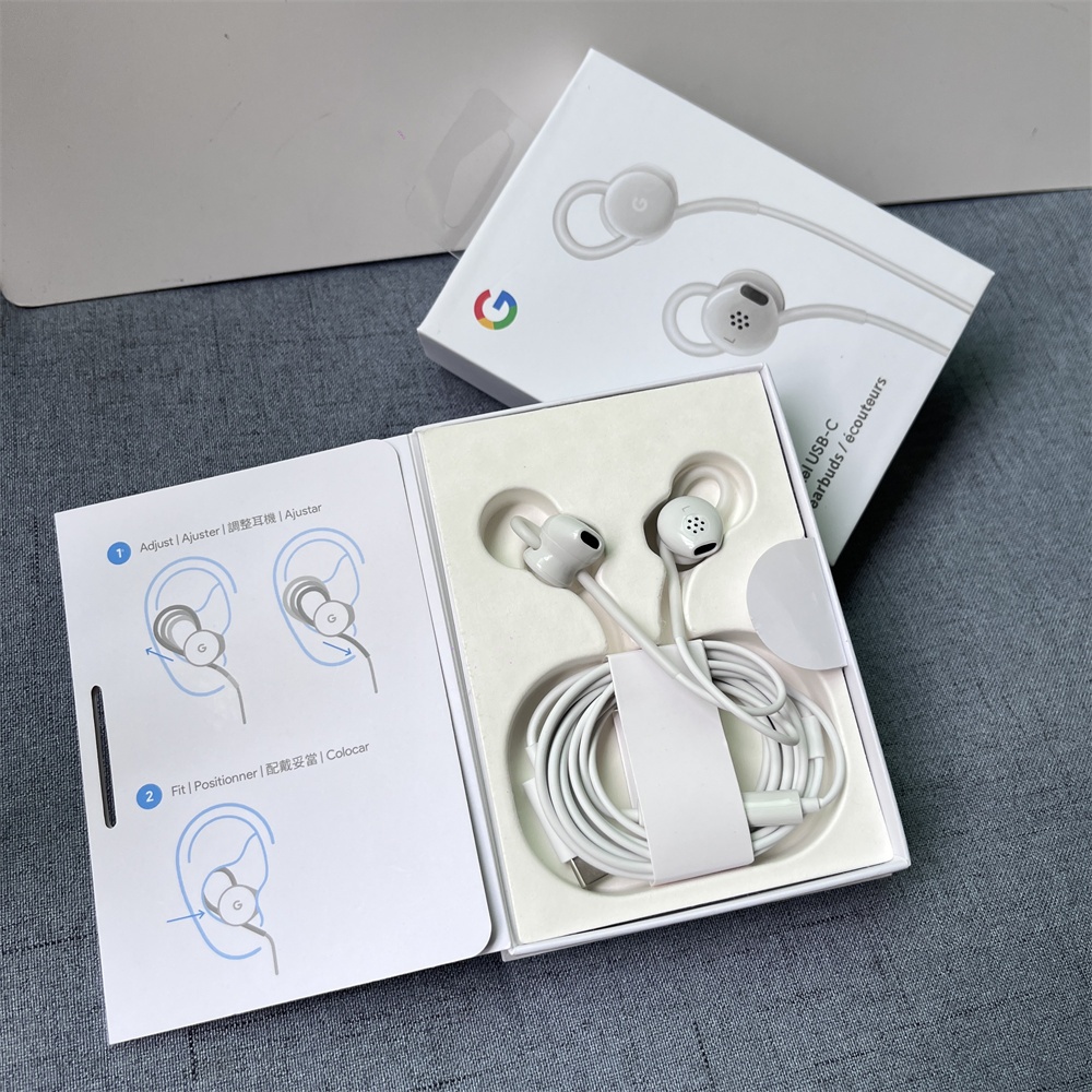Google Pixel USB C Fones de Ouvido no Fio Esporte Fone Microfone 9 10 Pro Fold Xl 9a 10a 8a 7a 9 8 7 6