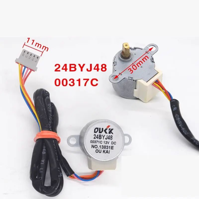 24BYJ48 00371C 12V DC Para Samsung Ar Condicionado Passo motor Balanço Peças De Reparo De Ventilação
