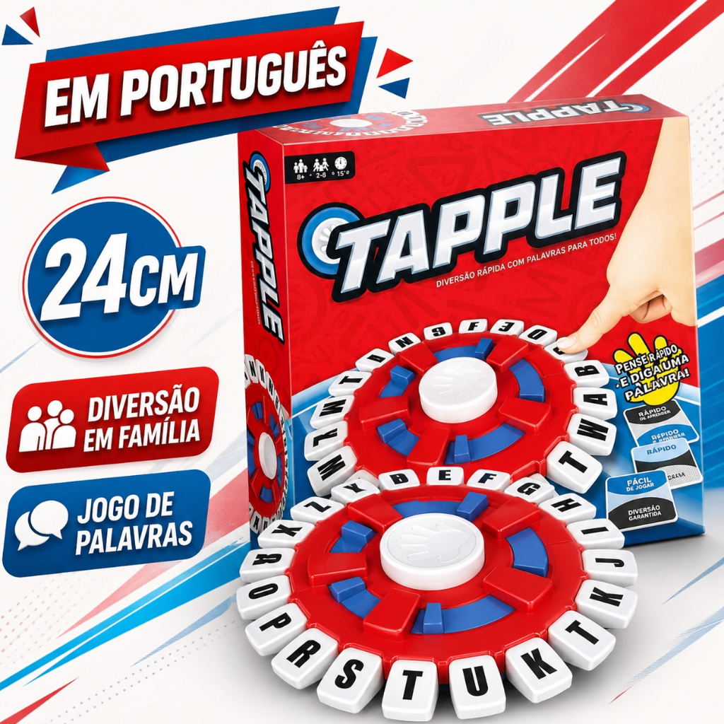 Jogo De Tabuleiro Educacional Fast Think 24 Cm , Cartas Portuguesas , Para Crianças E Adultos