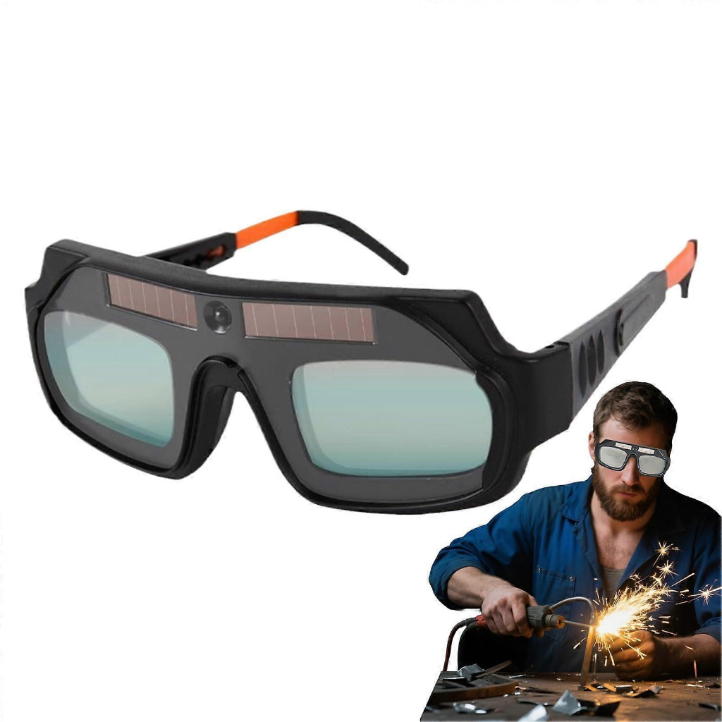 Óculos de Solda Automático Escurecimento Proteção Soldador Segurança Anti Reflexo