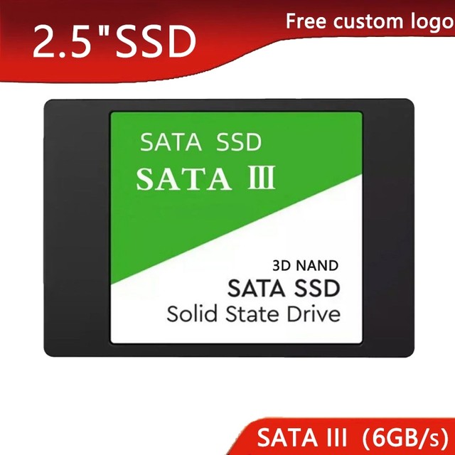 SSD de alta velocidade SATA III de 2.5 polegadas 60-256 GB disco rígido de atualização para PC/Laptop integrado