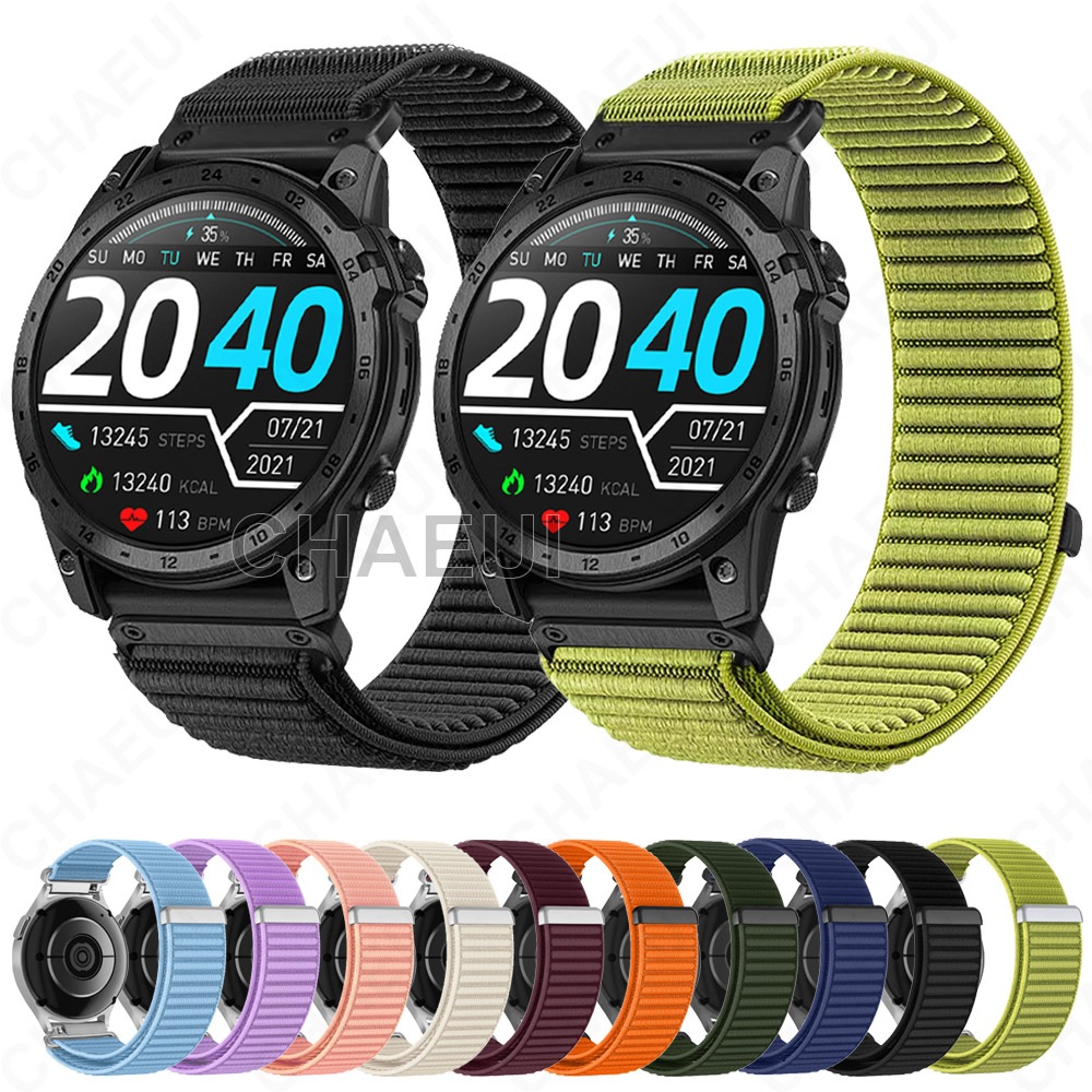 Acessórios De Pulseira De Nylon Tecido Para Garmin Fenix 8 51mm 47mm 43mm / 7X / 7s / 6 / Fenix3 hr