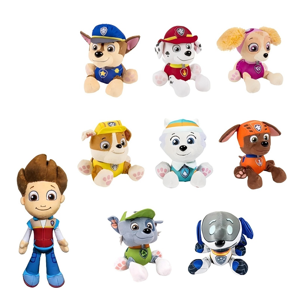 Paw Patrol Brinquedo De Pelúcia Figura De Ação Ryder Marshal Zuma Everest Modelo De Desenho Animado Presente De Festa De