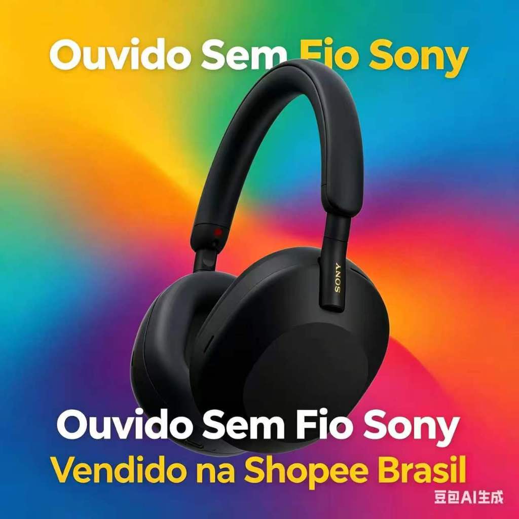 Fone de ouvido SONY WH-1000XM5 sem fio com cancelamento de ruído