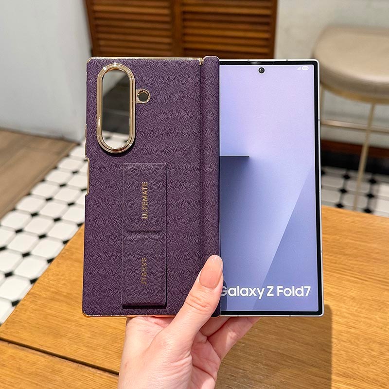 Capa Z Fold 7 Para Samsung Galaxy 6 5 Especial W24 W25 W26 Suporte De Pulseira C