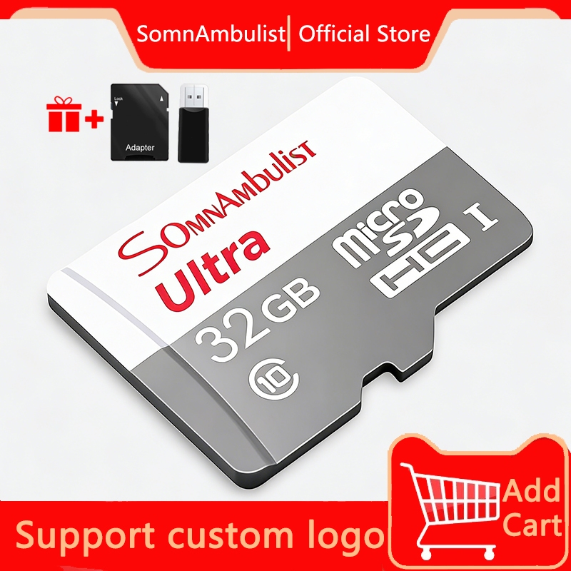 Cartão SD em miniatura de alta velocidade classe 10 128GB-16GB cartão de memória à prova d'água, amplamente compatível