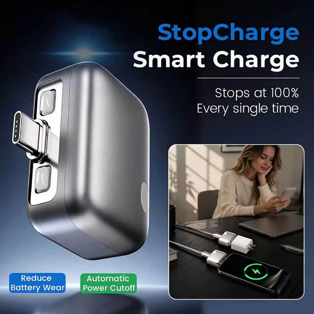 Protetor De Bateria De Desconexão Física Tipo C 140 W Proteção Anti-Sobrecarga Adaptador Inteligente Com Corte Automátic