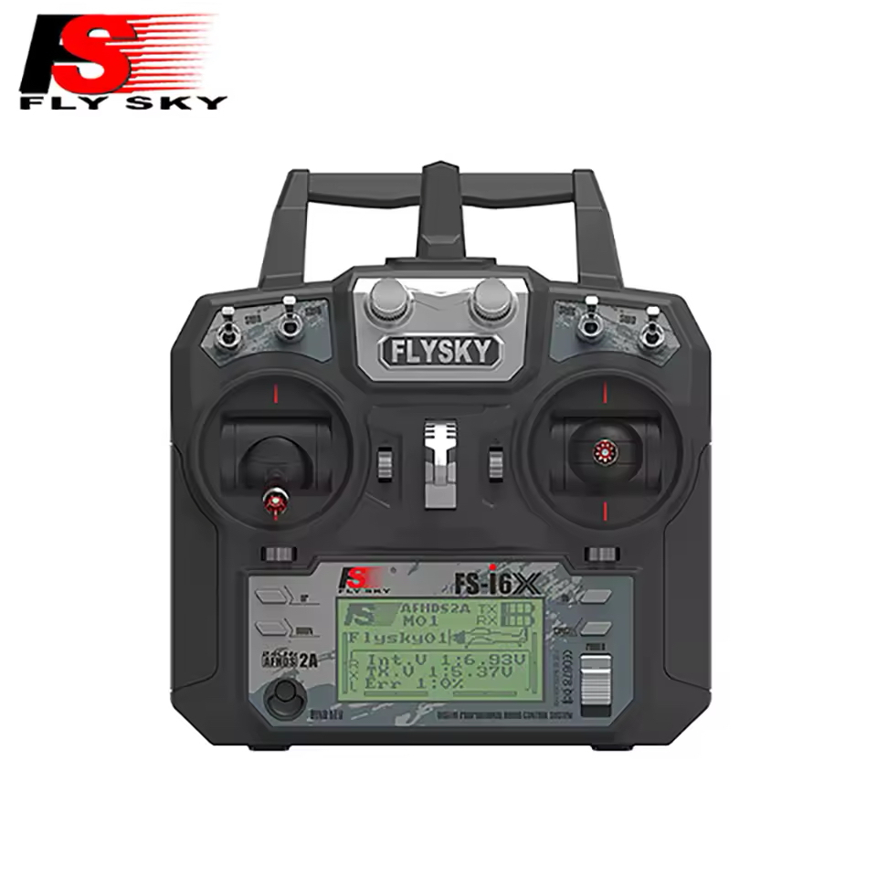 Flysky FS-i6X Transmissor RC 10Canais 2.4GHz Compatível com Avião Helicóptero FPV Drones Alta Performance