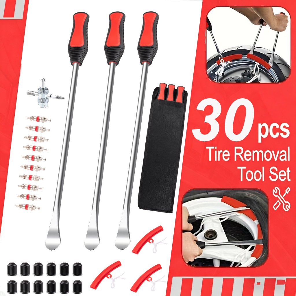 Kit 2/30 Espátulas Borracheiro Chata  Para Desmontar Pneus