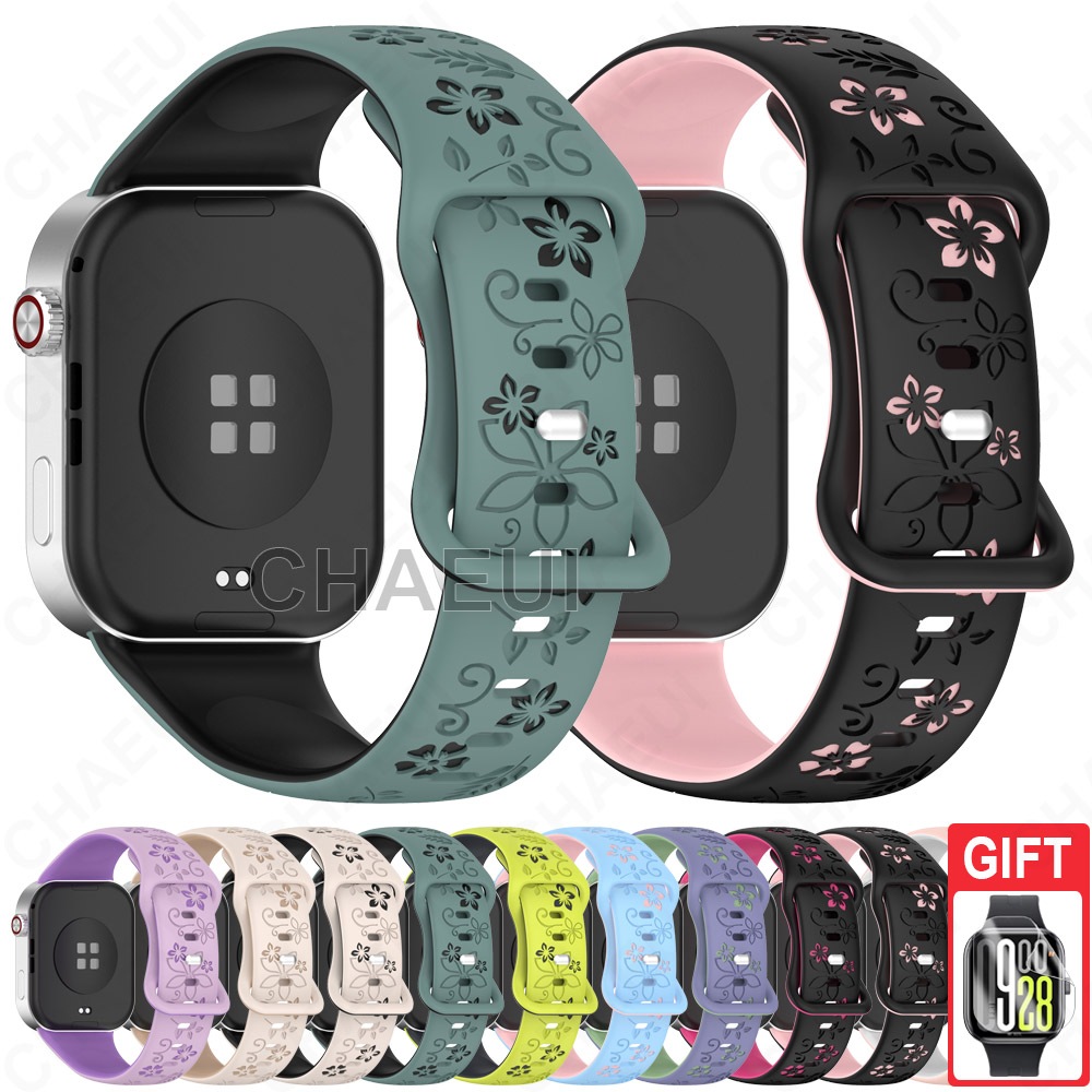 Pulseira De Silicone Esportiva Cor Dupla Acessórios Para Redmi Watch 6 Active Lite 5 4