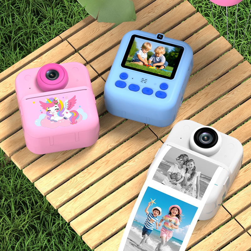 câmera de impressão instantânea Para Crianças【Tira Foto De Verdade Vídeo】 Aniversário Brinquedo — imagem 2 de 2