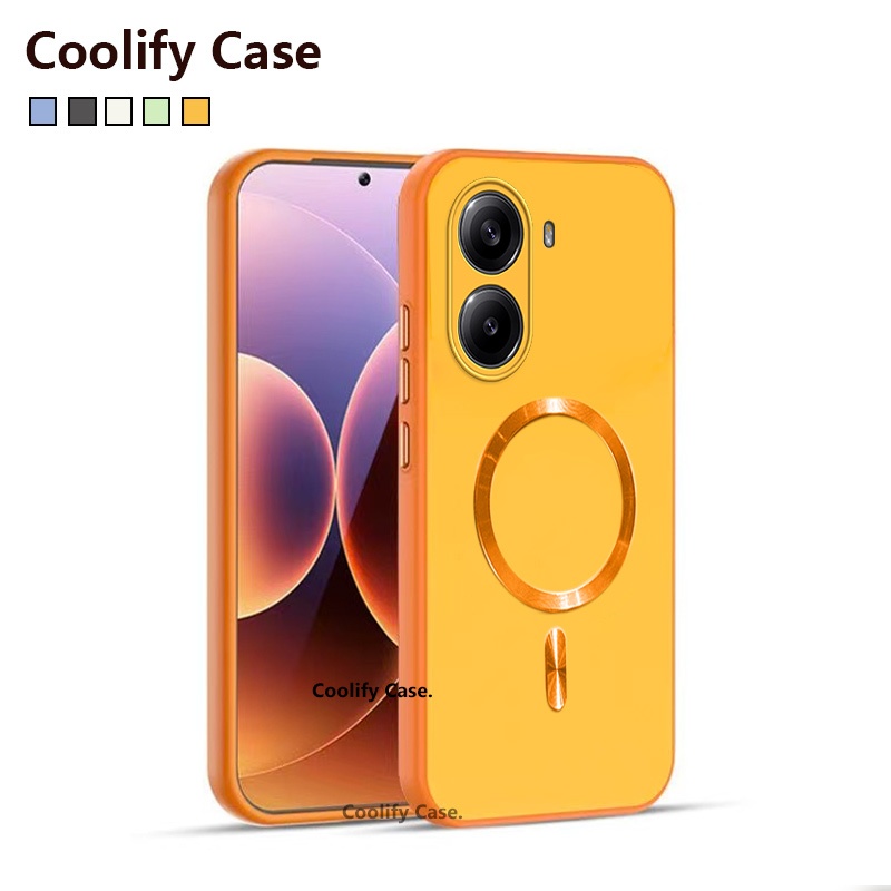 Capinha Magnética Xiaomi Poco X6 X7 X8 pro Max M6 Pro C65 C71 Dura Caixa Para Te