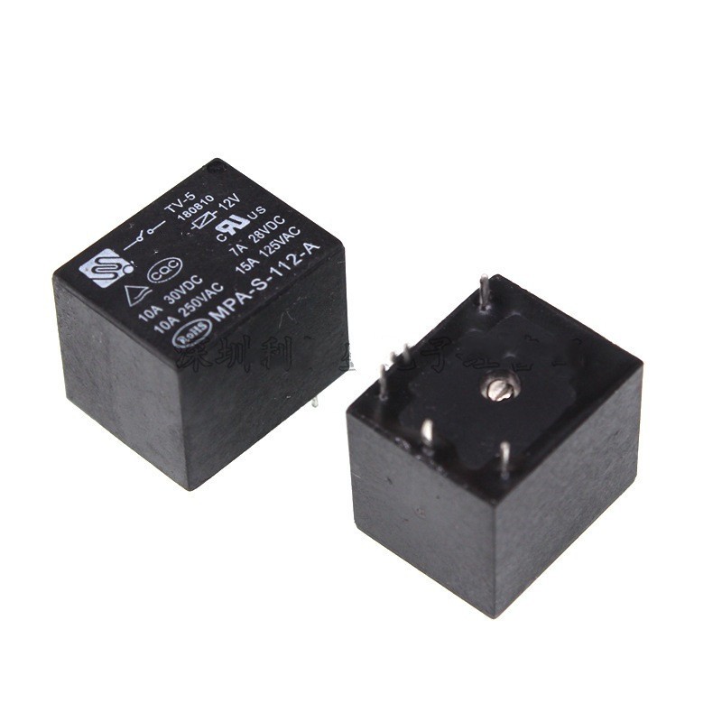 Relé MPA-S-112-A 12V 4 pinos 10A adequado para reparo de panela de arroz