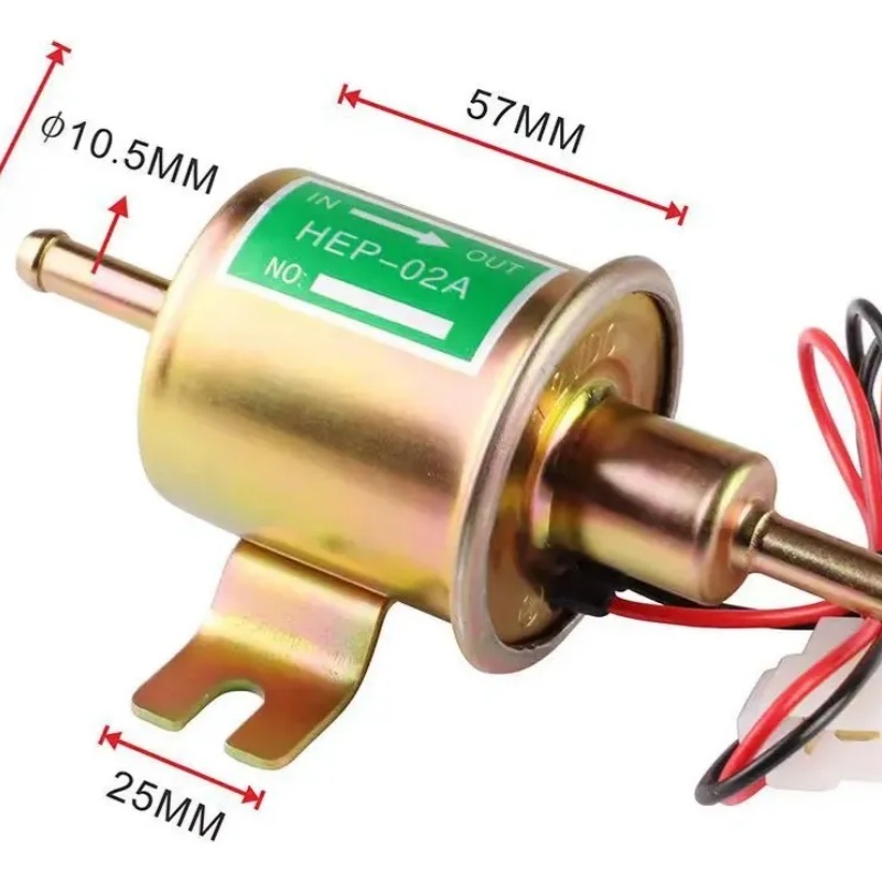 Bomba combustível elétrica universal 12V rosca de parafuso da bomba de combustível elétrica para gasolina diesel HEP-02