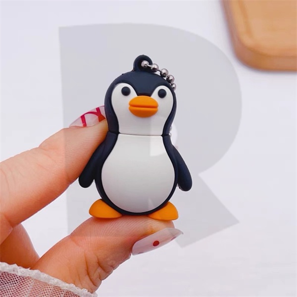 Pinguim Dos Desenhos Animados Forma Personalizada Silicone U Disco 1GB 2GB 4GB 8GB 16GB 32GB 64GB 128GB 2TB Pen Drive Va