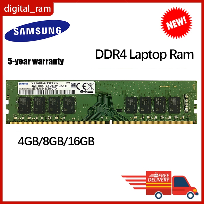 Samsung DDR4 RAM 4GB 8GB 16GB PC4 DDR4 2133Mhz 2400Mhz 2666MHz 3200Mhz 1.2v 288PIN Desktop Para Memória DIMM