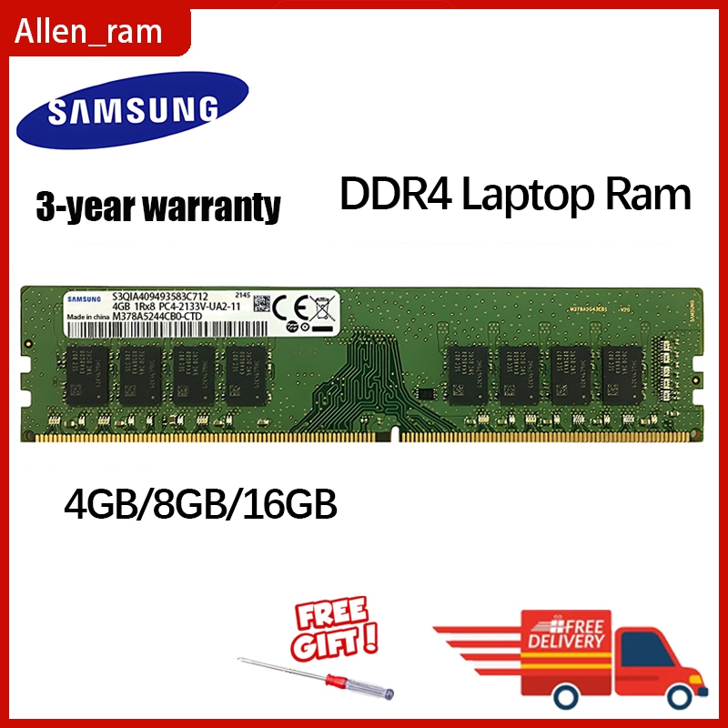 Samsung DDR4 PC RAM 4GB 8GB 16GB DDR4 2133Mhz 2400MHz 2666Mhz 3200Mhz Desktop Para 1.2v Memória DIMM