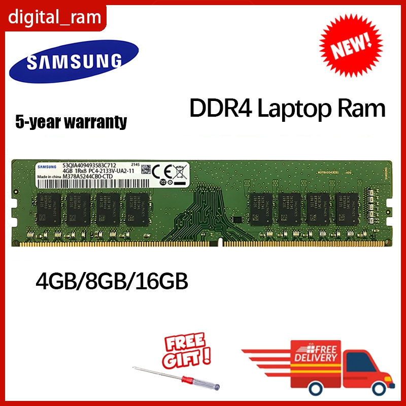 Samsung DDR4 PC RAM 4GB 8GB 16GB DDR4 2133Mhz 2400MHz 2666Mhz 3200Mhz Desktop Para UDIMM 1.2V Memória PC4