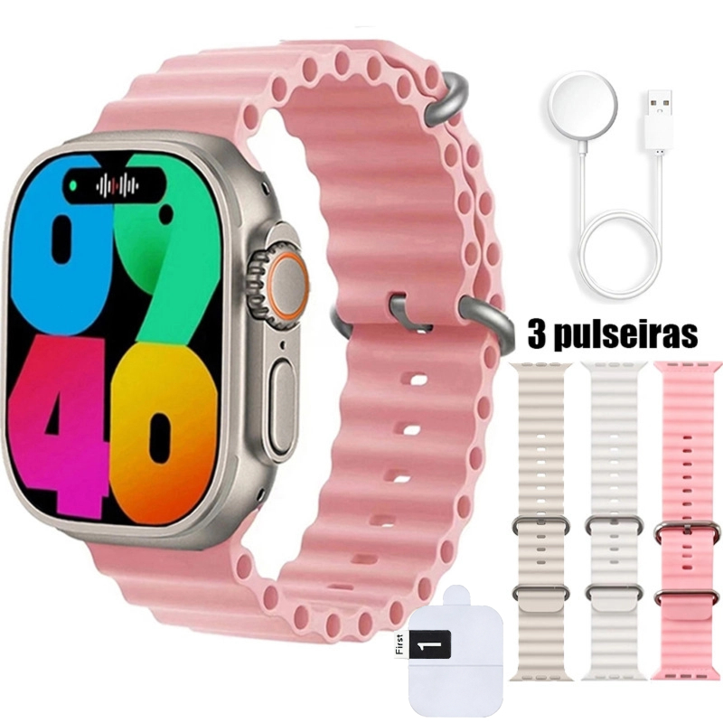 2026 Smart Watch T900 ULTRA Bluetooth Calculadora de chamada Monitoramento de frequência cardíaca