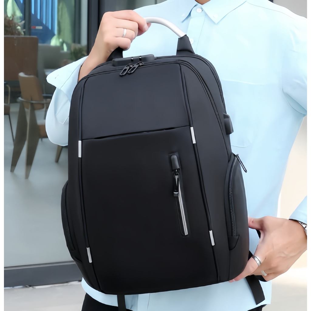 Mochila Reforçada Masculina Faculdade Impermeável Resistente Grande Trabalho Escolar