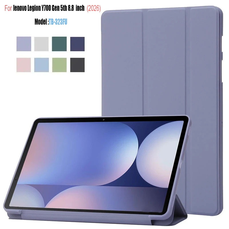 Para Legion Y700 Gen 5th Caso 8.8 Polegada TB-323FU Trifold PU Leaher Macio Suporte Traseiro Tablet Lenovo 5th Geração 2