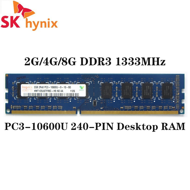 SK hynix DDR3 DDR3L RAM 4GB 8gb 1066Mhz 1333MHz 1600MHz PC3L-12800 1.35v Desktop Para Memória 1.5v UDIMM PC3L