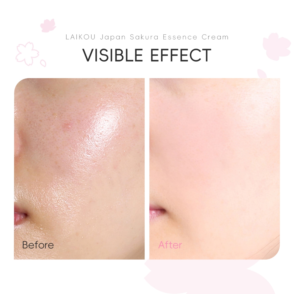 LAIKOU Sakura Creme Facial 50g/Redutor Para Hidratação De Poros E/Firmeza A Pele