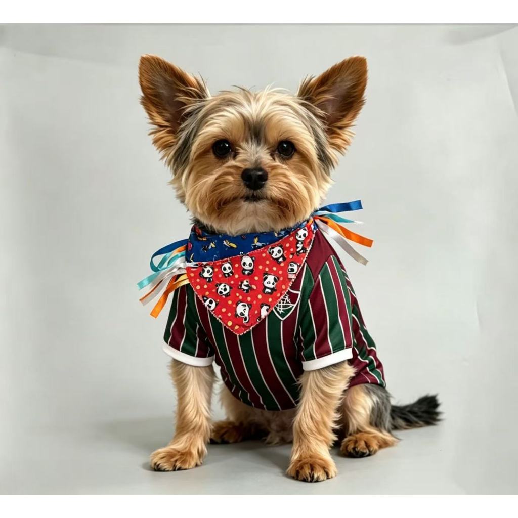 Kit 50/100 Bandanas Macho Sortidas para Pet Shop Tamanho P e M Estampadas Banho E Tosa Laços