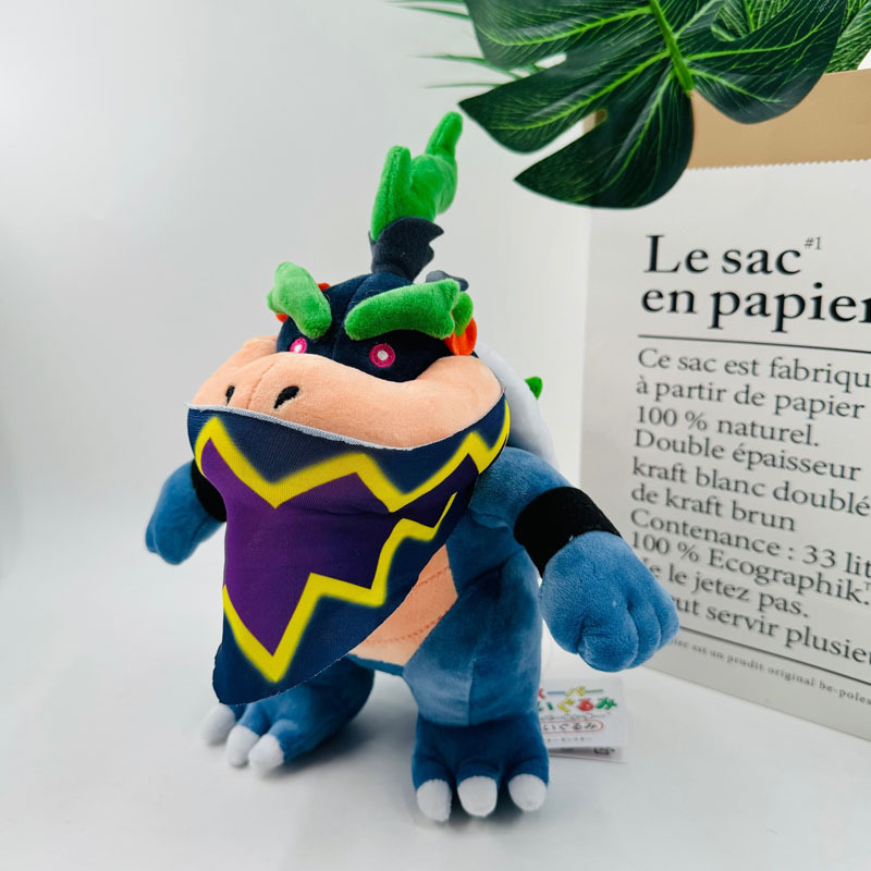 27cm Anime King Boo Brinquedos De Pelúcia Cute Wonder Bowser Jr . Plushie Diddy Kong Cauda Longa Bicho Peluche Presentes