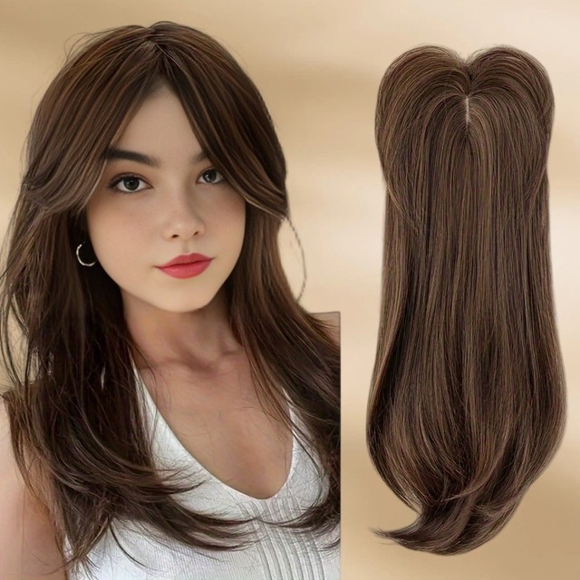 Cabelo humano Natural de simulação própria de renda frontal, peruca dourada de fibra química orgânica encaracolada
