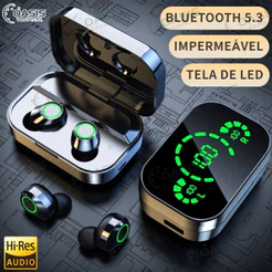YD-03 Fone De Ouvido Sem Fio Bluetooth 5.3 Hifi Stereo Sports À Prova D'água Com Microfone