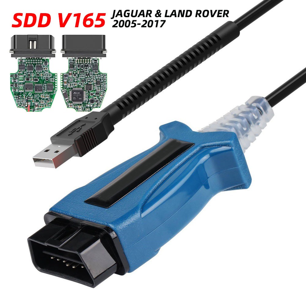 JLR Mongoose SDD V165 Para Jaguar E Land Rover 2005-2017 Instrumento De Diagnóstico De Falhas De Automóvel